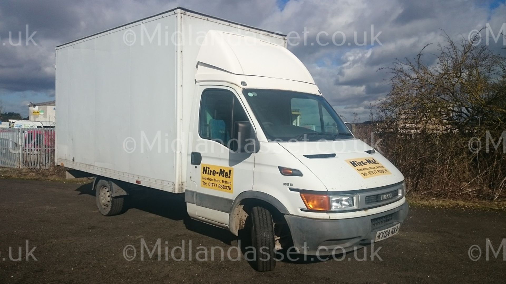 2004/04 REG IVECO DAILY 35S13 LWB WHITE DIESEL BOX VAN 3500KG GROSS *PLUS VAT*