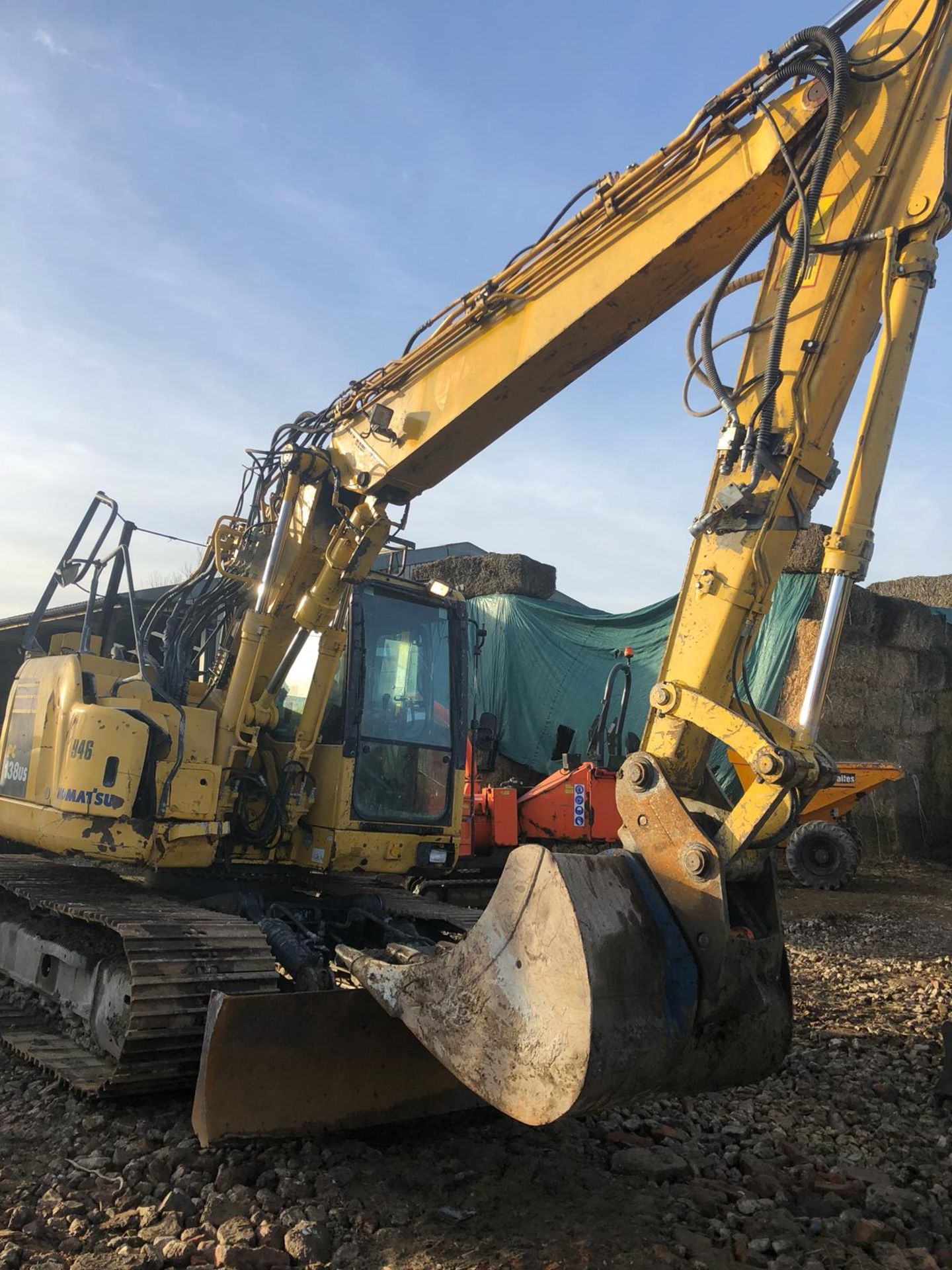 2010 KOMATSU PC138US-11 STEEL TRACKED 13 TONNE EXCAVATOR *PLUS VAT* - Image 4 of 12