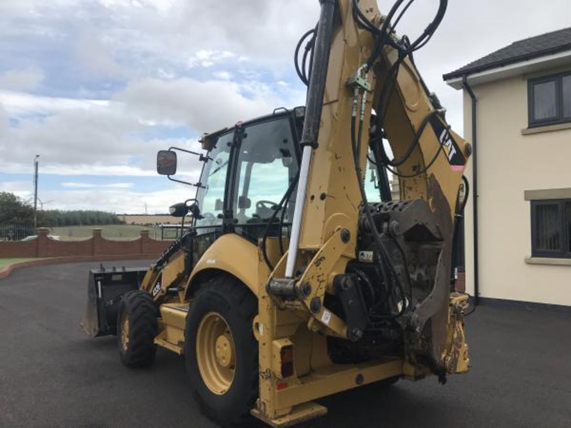 2008/57 REG CATERPILLAR 432 E BACK HOE LOADER / DIGGER 4X4 AIR CON, JOY STICK CONTROL, EX COUNCIL - Image 4 of 15