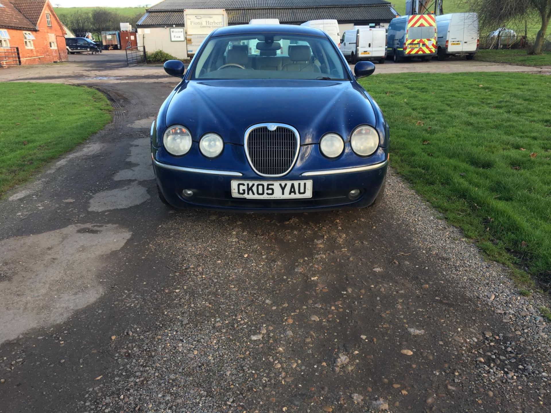 2005/05 REG JAGUAR S-TYPE SE DIESEL AUTO BLUE 4 DOOR SALOON, SHOWING 2 FORMER KEEPERS *NO VAT* - Image 2 of 11