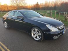 2009/59 REG MERCEDES-BENZ CLS350 CDI AUTO BLACK DIESEL COUPE, SHOWING 2 FORMER KEEPERS *NO VAT*