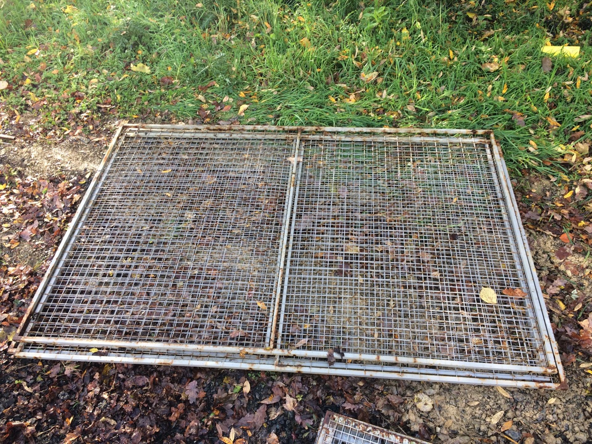 5 WIRE MESH GUARD PANELS 1.23 X 1.26M WITH 50X50MM MESH *PLUS VAT* - Image 4 of 4