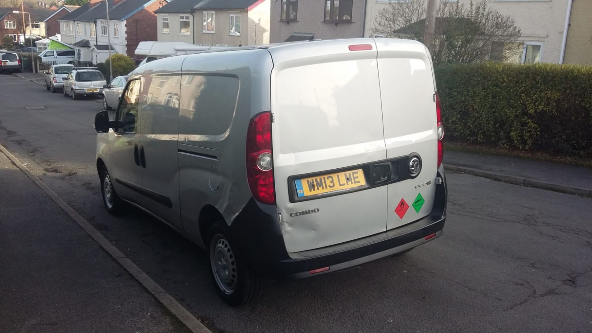 2013/13 REG VAUXHALL COMBO 2300 L2H1 CDTI SILVER DIESEL PANEL VAN, SHOWING 0 FORMER KEEPERS *NO VAT* - Image 3 of 11