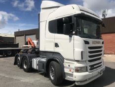 2011 ON 61 PLATE SCANIA R440 6X2 TAG AXLE TRACTOR UNIT WITH TIPPING GEAR *PLUS VAT*