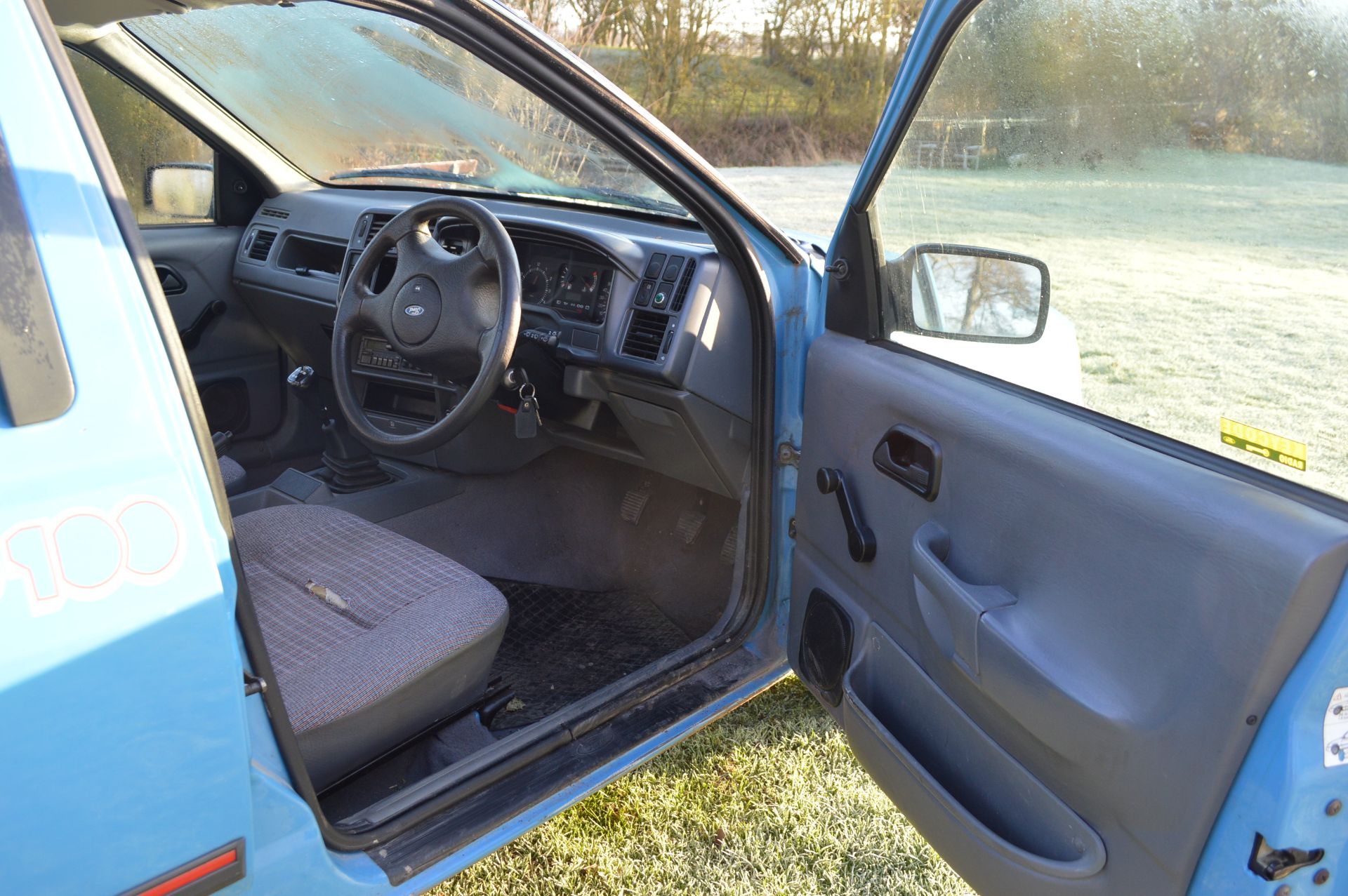 1993/L REG FORD P100 TURBO DIESEL BLUE PICK-UP *PLUS VAT* - Image 9 of 12