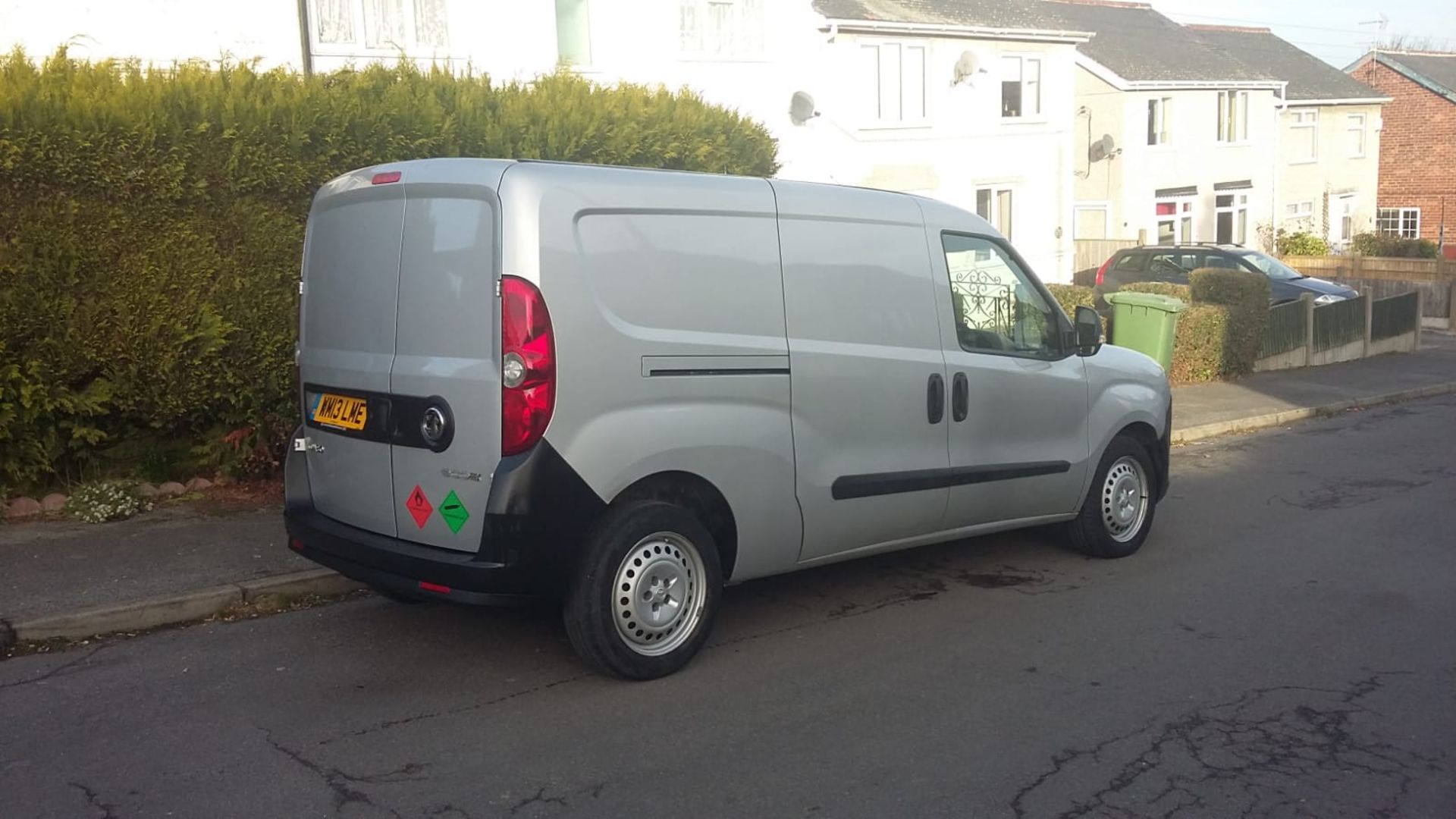 2013/13 REG VAUXHALL COMBO 2300 L2H1 CDTI SILVER DIESEL PANEL VAN, SHOWING 0 FORMER KEEPERS *NO VAT* - Image 5 of 11