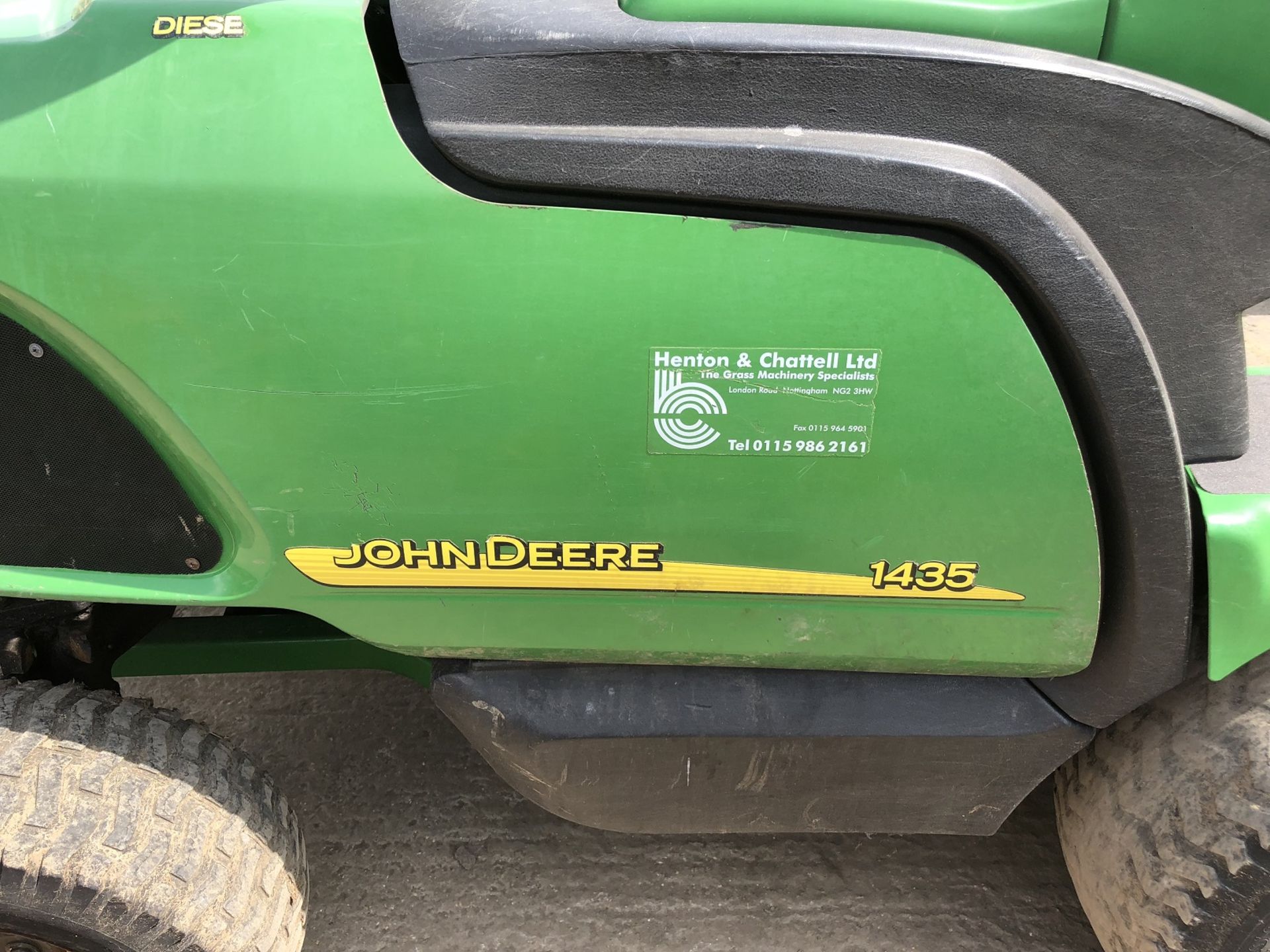 JOHN DEERE 1435 FRONT ROTARY FLAIL MOWER DIESEL ENGINE *PLUS VAT* - Image 3 of 9