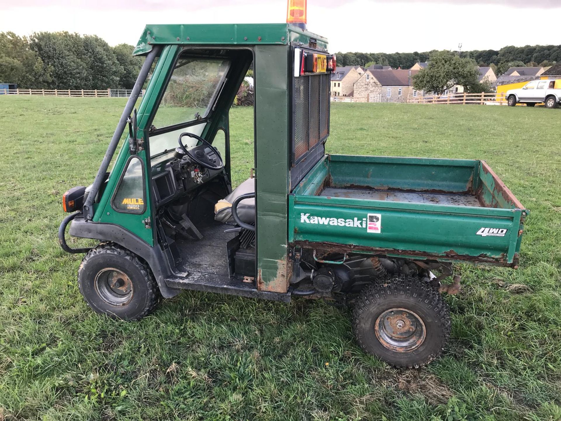 2007 KAWASAKI MULE, MODEL 3010 4X4 4WD AUTO DIESEL, TIPPER BODY *PLUS VAT* - Image 5 of 17