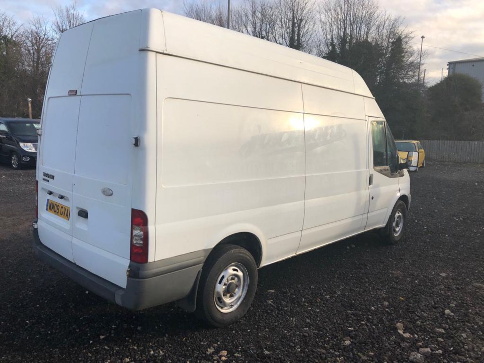 2008/08 REG FORD TRANSIT 140 T350L RWD WHITE DIESEL PANEL VAN, SHOWING 1 FORMER KEEPER *NO VAT* - Image 4 of 5