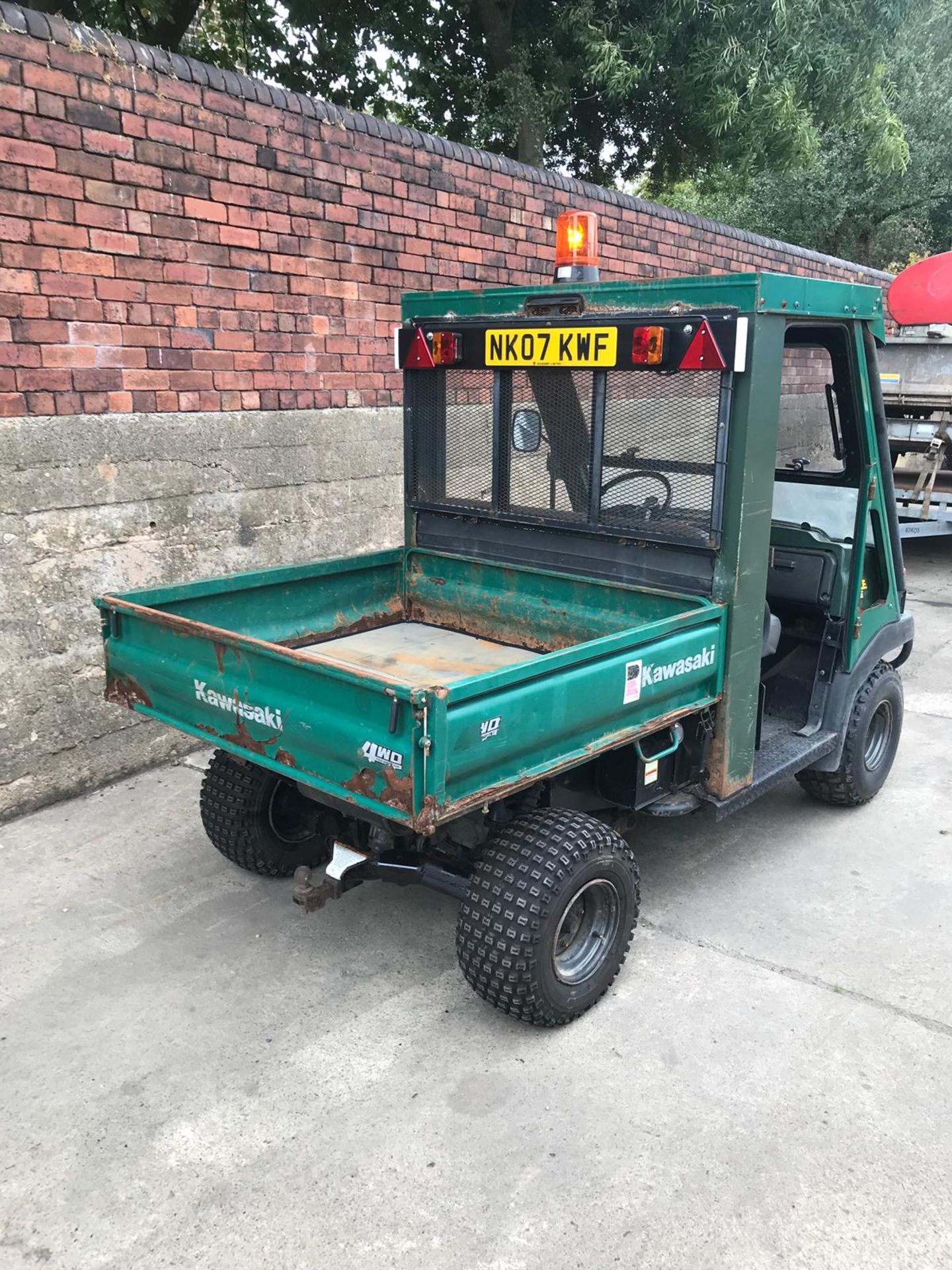 2007 KAWASAKI MULE, MODEL 3010 4X4 4WD AUTO DIESEL, TIPPER BODY *PLUS VAT* - Image 8 of 17