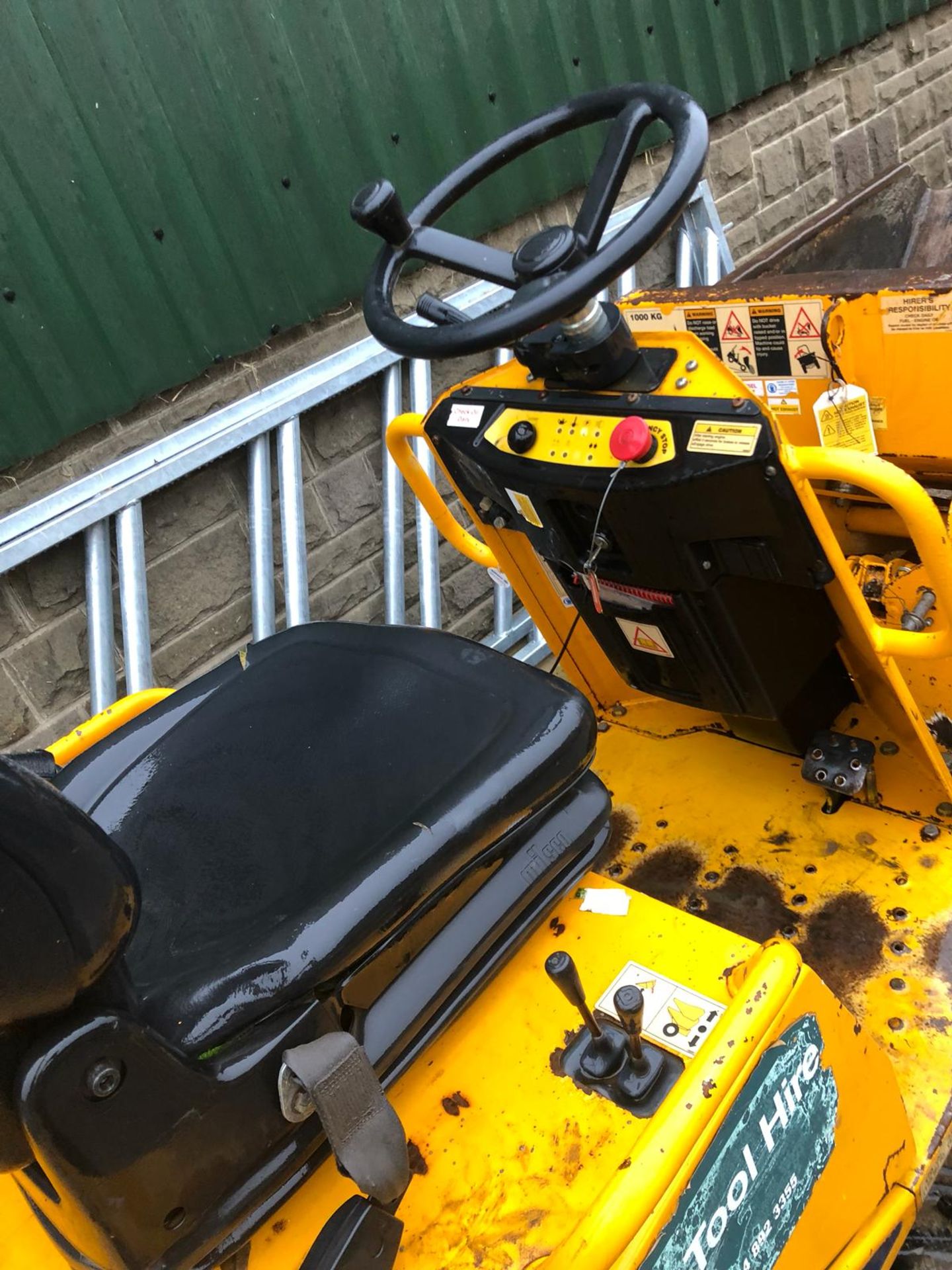 2012 THWAITES 1 TONNE HI-TIP DUMPER, SHOWING - 1195 HOURS *PLUS VAT* - Bild 15 aus 23