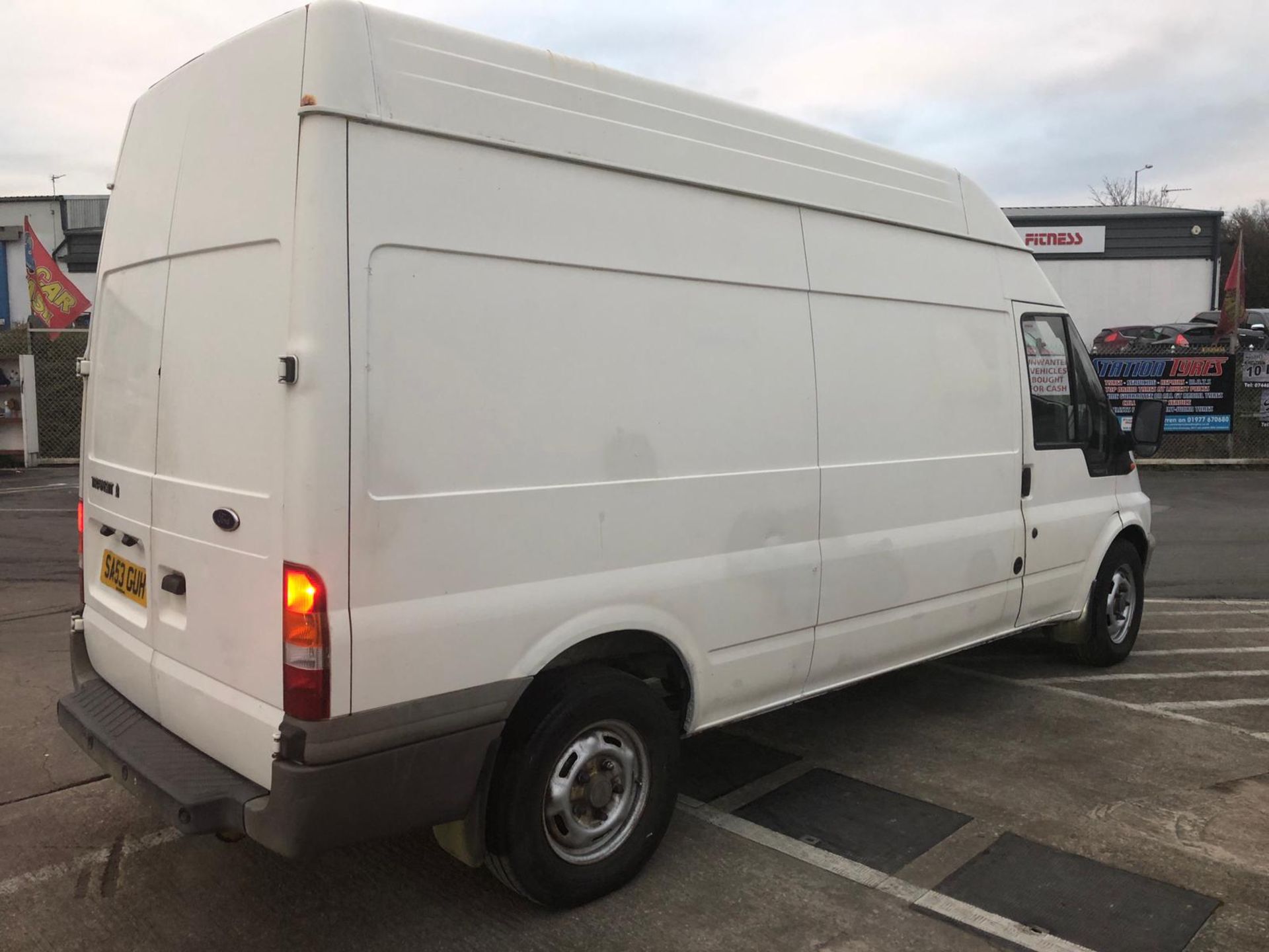 2004/53 REG FORD TRANSIT 350 LWB WHITE GAS BI-FUEL PANEL VAN, SHOWING 3 FORMER KEEPERS *NO VAT* - Bild 4 aus 5