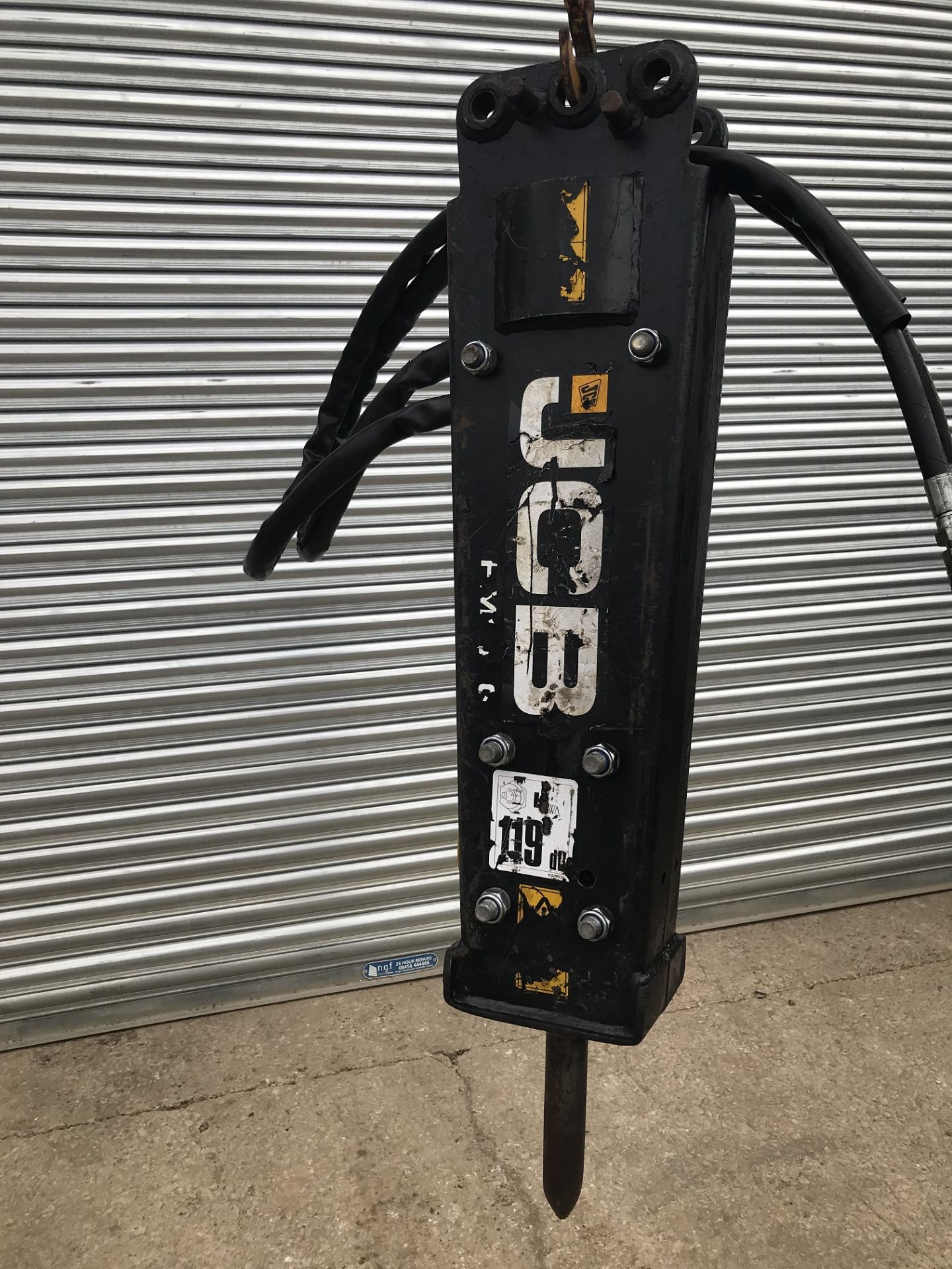 JCB HYDRAULIC HAMMER / BREAKER, MODEL HM100Q 801, YEAR 2016, FULLY WORKING ORDER *PLUS VAT*