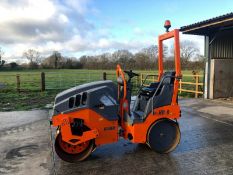 2014 HAMM TWIN DRUM RIDE ON ROLLER MODEL: HD8VV, ONLY 221 HOURS (UNVERIFIED) *PLUS VAT*