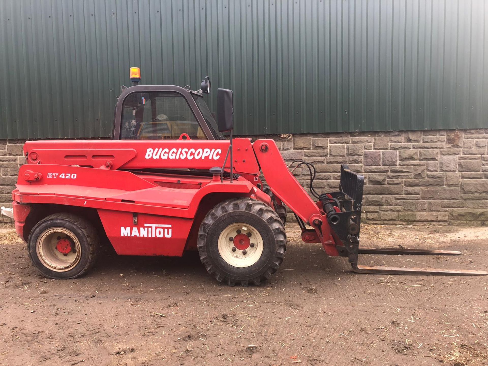 1996 MANITOU BT420 SERIES 2 TELESCOPIC FORKLIFT 4M BOOM *PLUS VAT* - Image 6 of 19