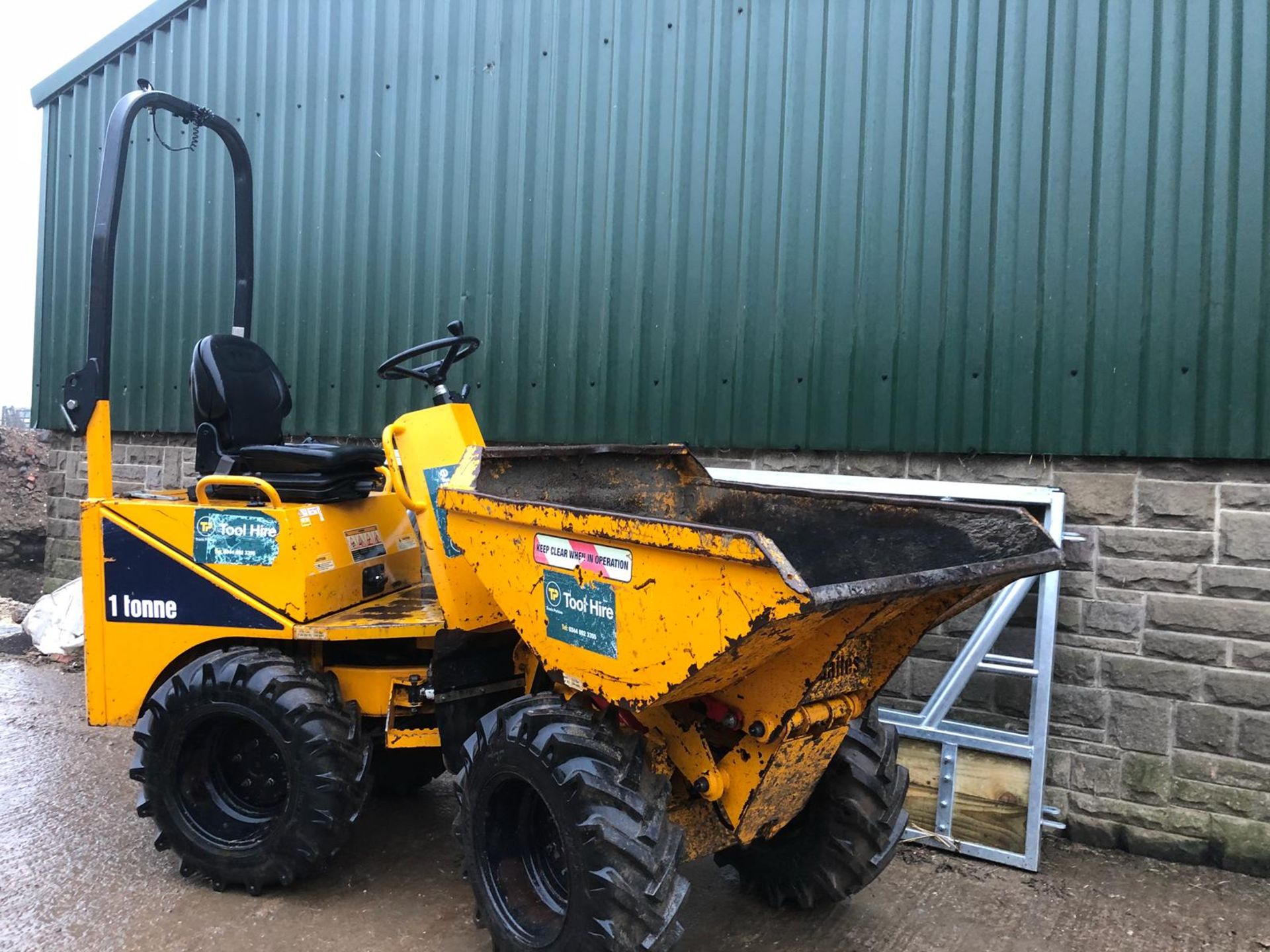 2012 THWAITES 1 TONNE HI-TIP DUMPER, SHOWING - 1195 HOURS *PLUS VAT* - Bild 5 aus 23