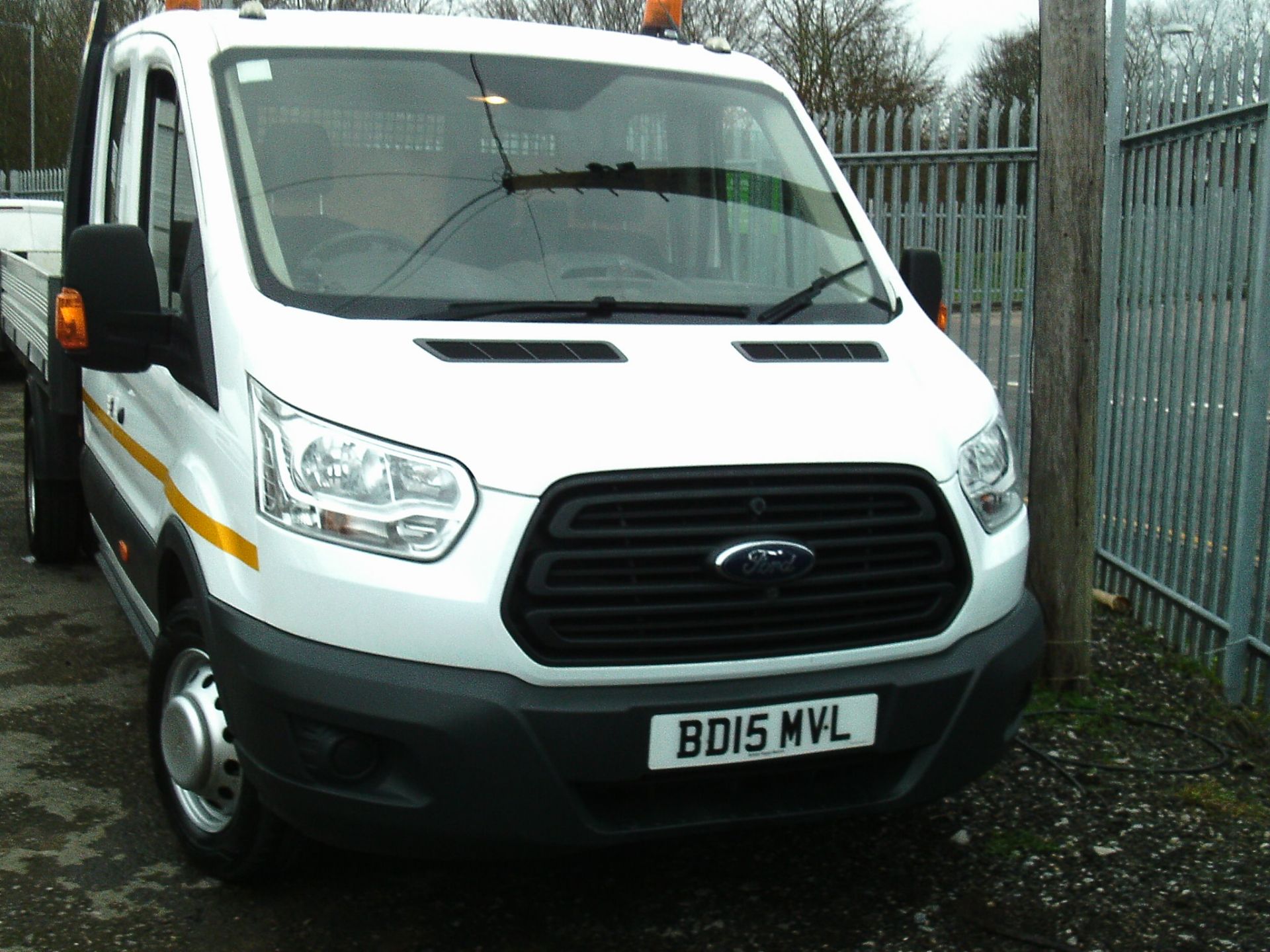 2015/15 REG FORD TRANSIT 350 RWD CREW CAB TIPPER 2.2 DIESEL 125 BHP (TWIN REAR WHEEL) *PLUS VAT* - Bild 4 aus 15