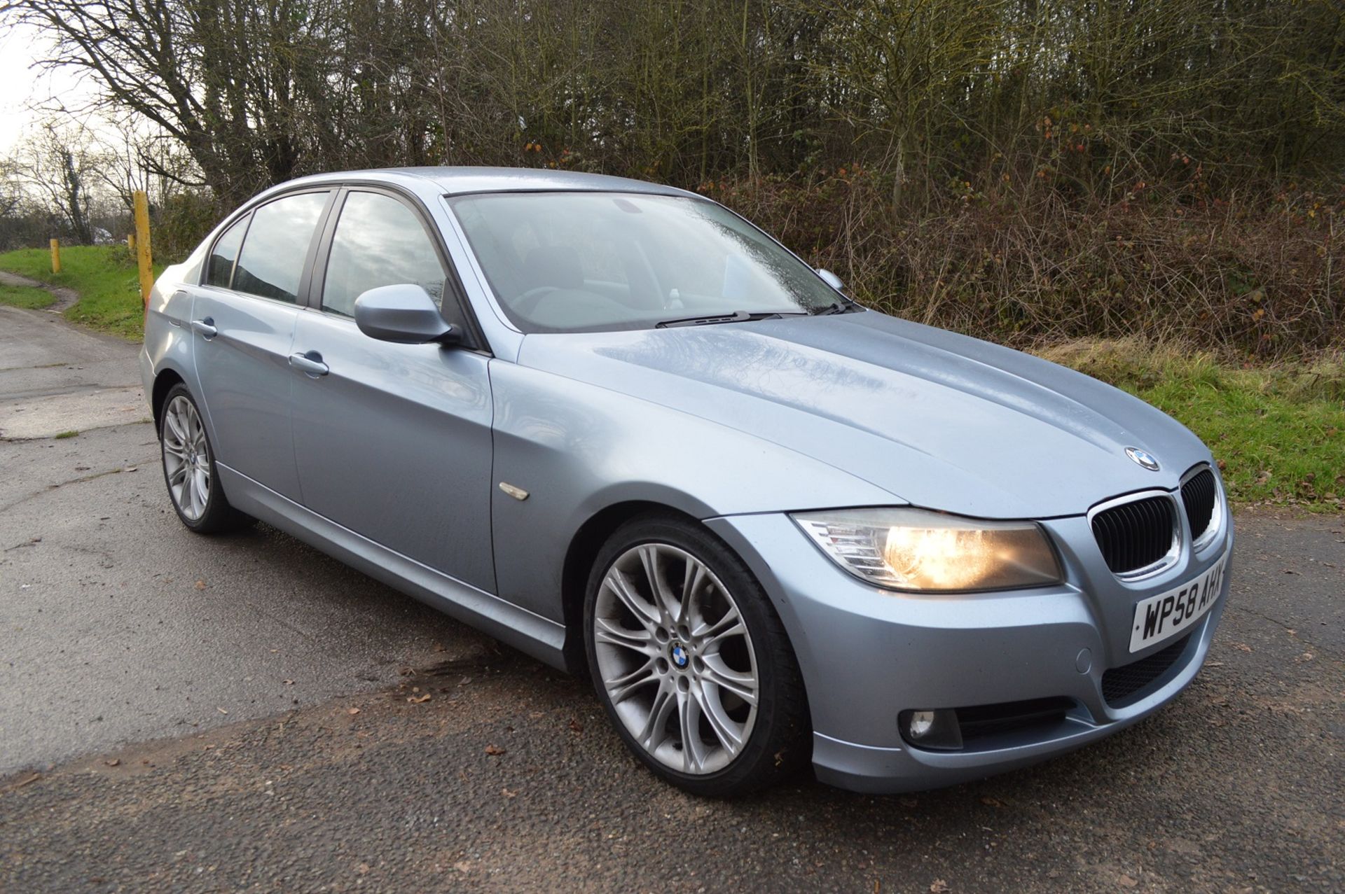 2008/58 REG BMW 318D SE BLUE DIESEL 4 DOOR SALOON, 6 SPEED MANUAL GEARBOX *NO VAT*