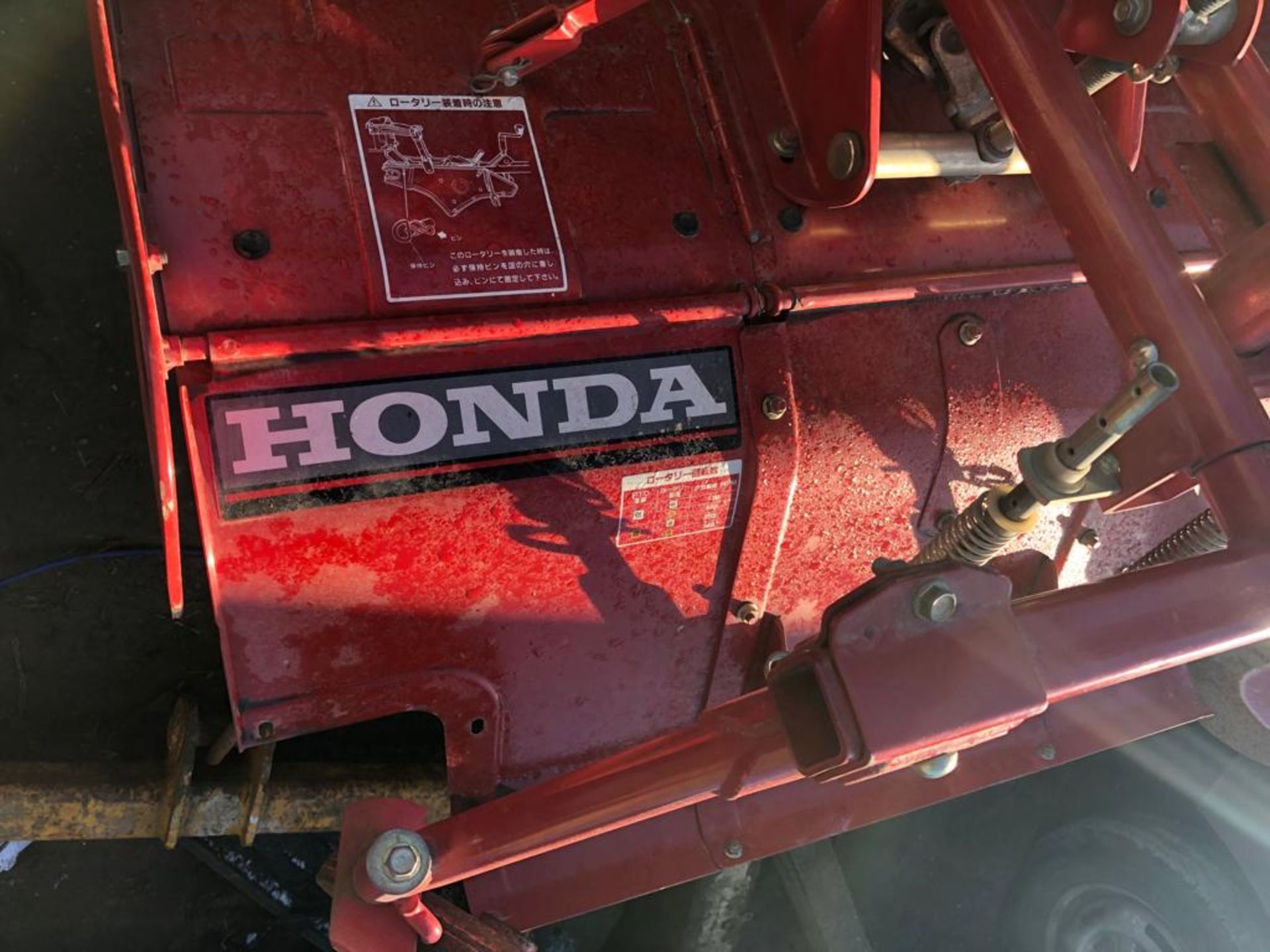 HONDA MIGHTY-11 4WD 4 WHEEL STEERING RIDE ON MOWER WITH ROTAVATOR HONDA R1000 1M WIDTH *PLUS VAT* - Image 4 of 5