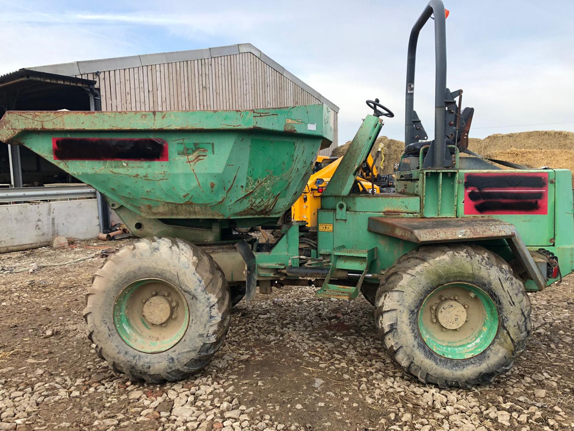 2007 BENFORD SKR9 9 TONNE SWIVEL DUMPER GREEN *PLUS VAT* - Image 3 of 15