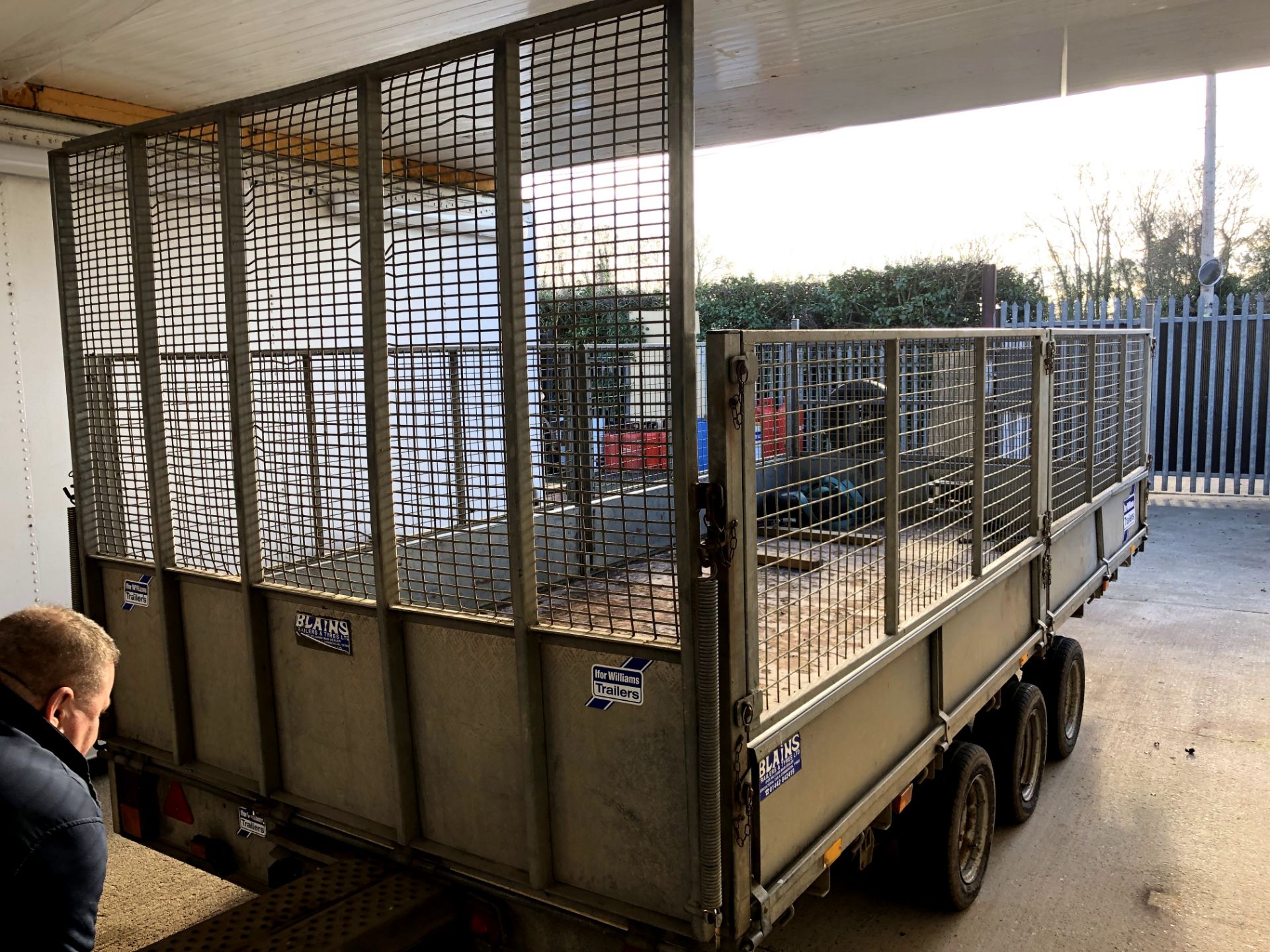 RARE 2005 IFOR WILLIAMS LM167G3 3.5T TRI-AXLE TRAILER ALLOY SIDES, CAGE SIDES AND REAR RAMP - Bild 4 aus 10