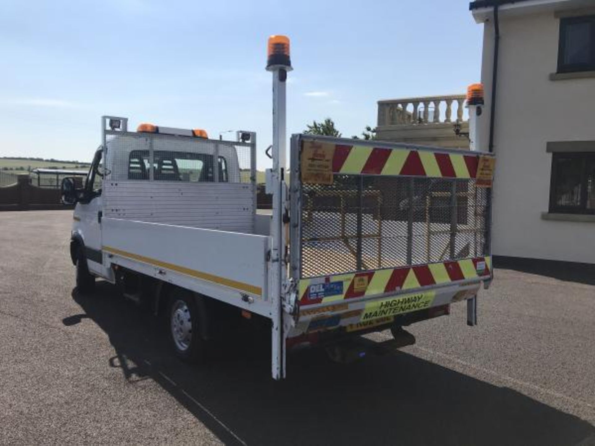 2012/62 REG IVECO DAILY 35S13 MWB ALLOY DROP SIDE TRUCK WITH TAIL LIFT, SHOWING 0 FORMER KEEPERS - Bild 4 aus 6