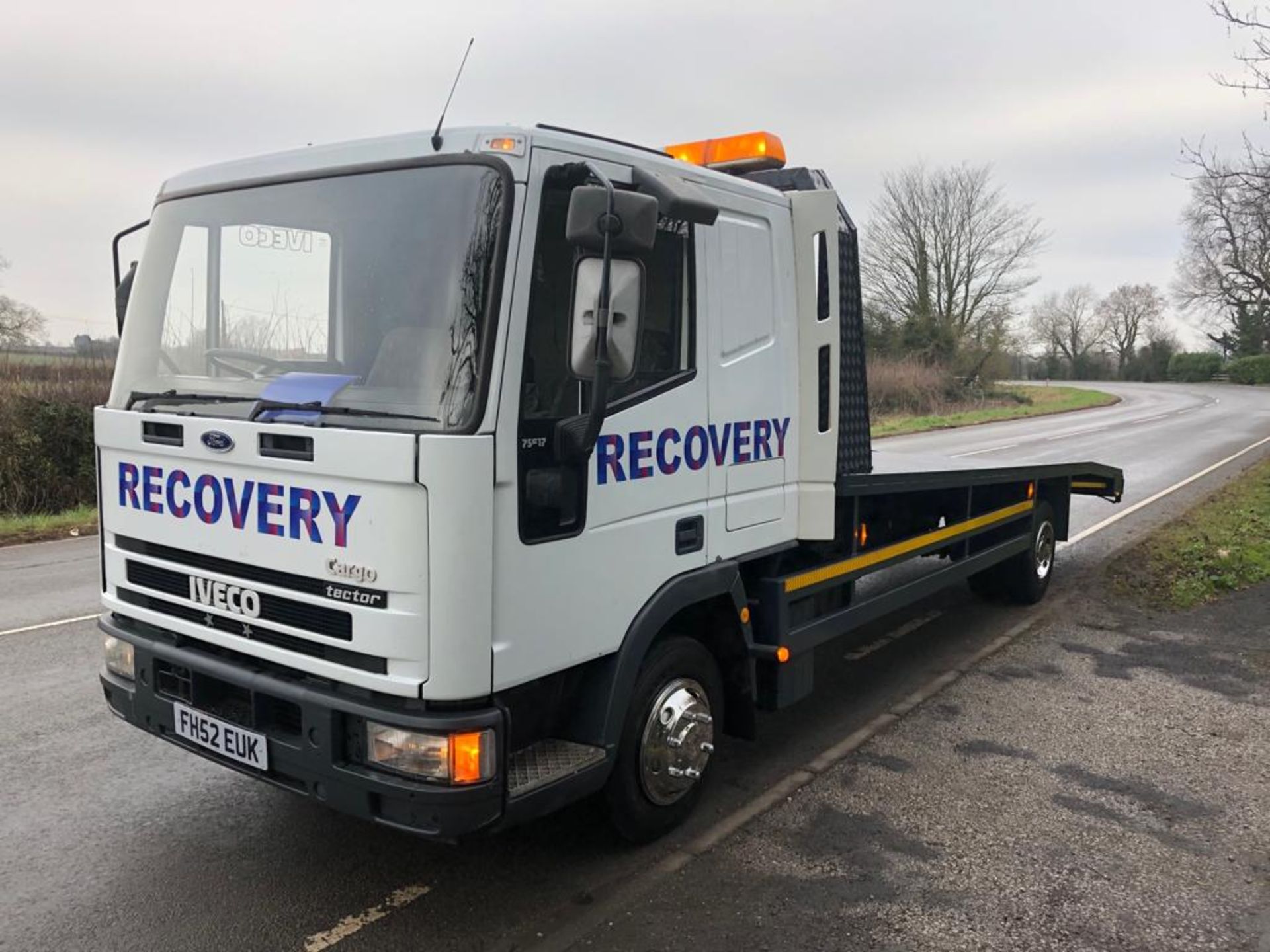 2003/52 REG IVECO-FORD CARGO TECTOR 75E17 SLEEPER CAB RECOVERY LORRY WITH WINCH *NO VAT* - Bild 2 aus 18