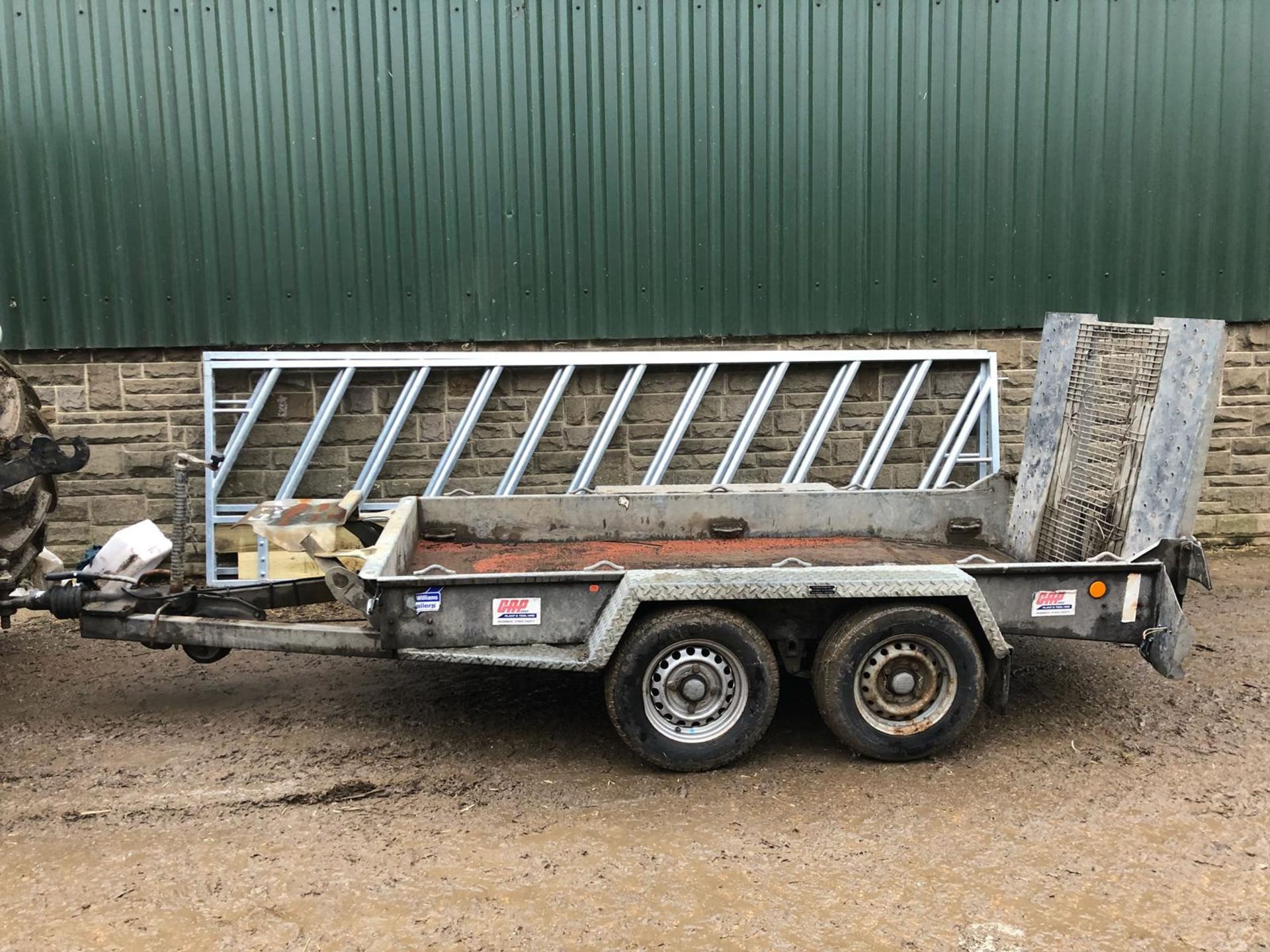 YEAR UNKNOWN IFOR WILLIAMS TWIN AXLE TRAILER *PLUS VAT*