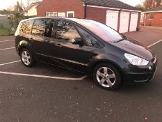 2009/59 REG FORD S-MAX TITANIUM TDCI 143 GREY DIESEL 7 SEAT MPV, SHOWING 2 FORMER KEEPERS *NO VAT*