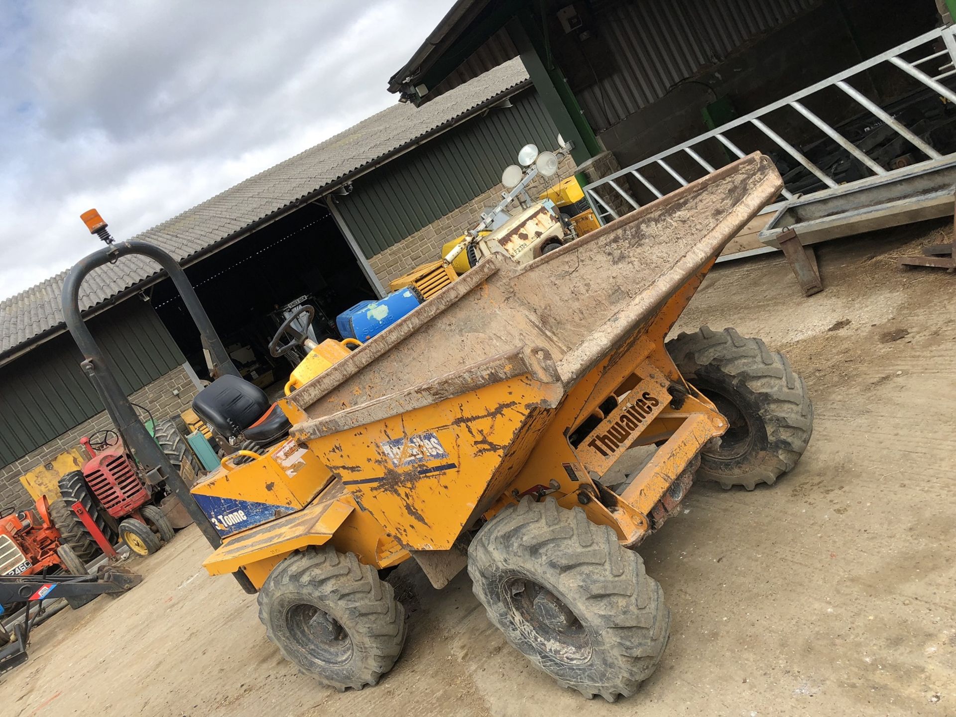 2007 THWAITES 3 TONNE DUMPER TRUCK, STARTS, RUNS AND TIPS *PLUS VAT*