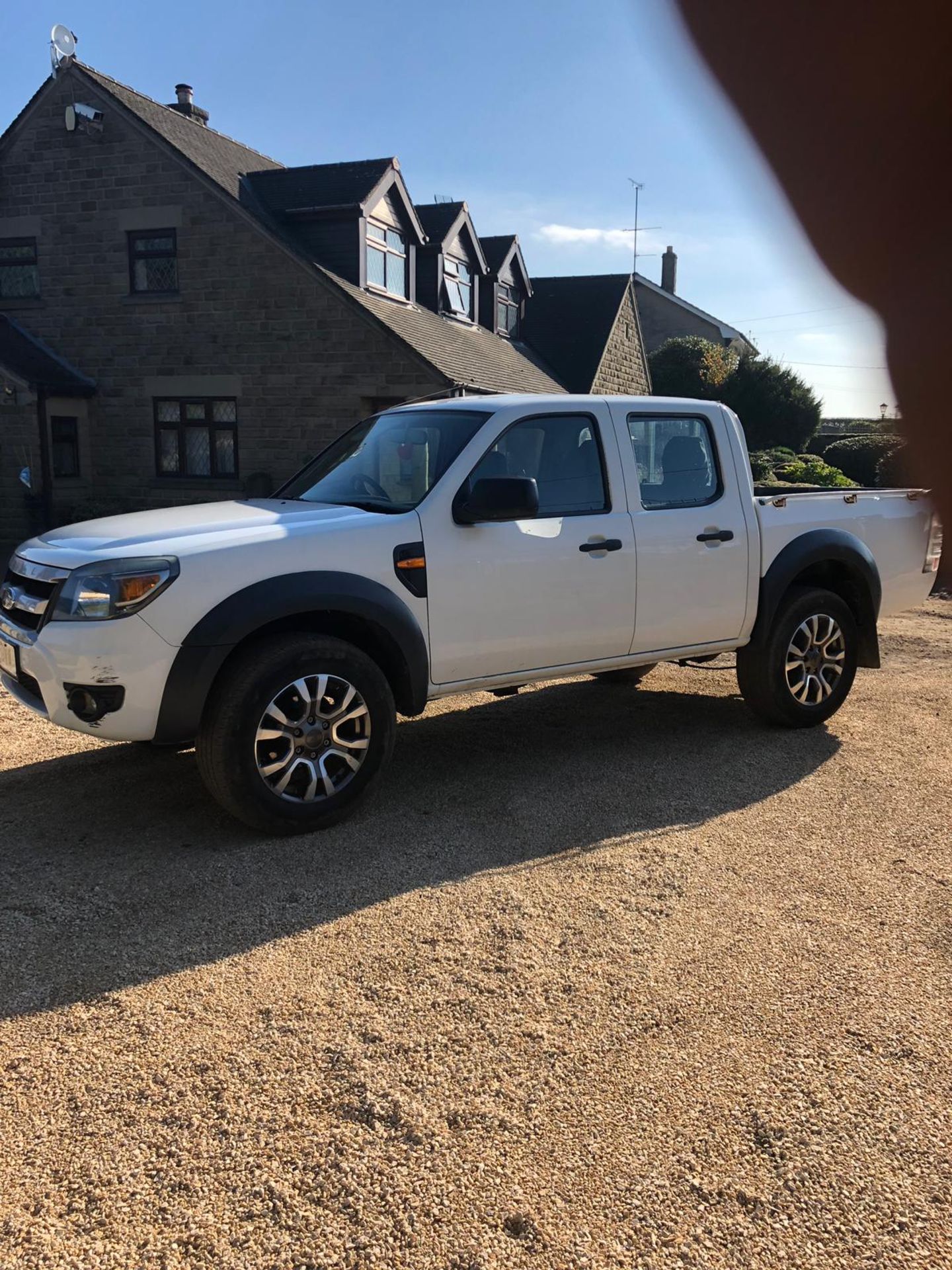 2011/11 REG FORD RANGER XL 4X4 DOUBLE CAB TDCI DIESEL PICK-UP, SHOWING 0 FORMER KEEPERS *NO VAT* - Image 3 of 10