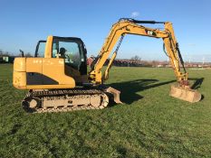 2008 CATERPILLAR 9.2 TON EXCAVATOR 307C, QUICK HITCH, C/W 2 BUCKETS, READY FOR WORK *PLUS VAT*