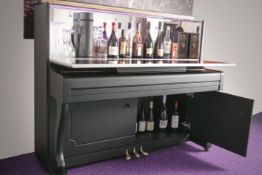 NEW HIGH QUALITY PIANO BAR FINISHED IN A BLACK MATTE PAINT *NO VAT*