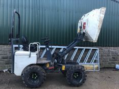 2014 TEREX HD1000 1 TONNE DUMPER, STARTS, RUNS, WORKS *PLUS VAT*