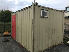 12FT TOILET BLOCK SHIPPING CONTAINER FULLY FITTED OUT AS A TOILET BLOCK *PLUS VAT*