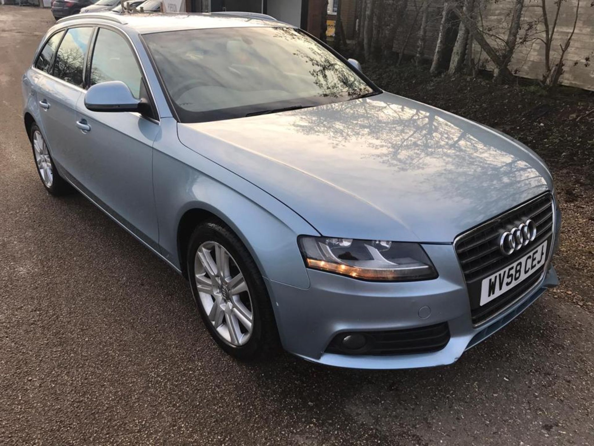 2008/58 REG AUDI A4 AVANT SE TDI AUTO BLUE DIESEL ESTATE, SHOWING 0 FORMER KEEPERS *NO VAT*