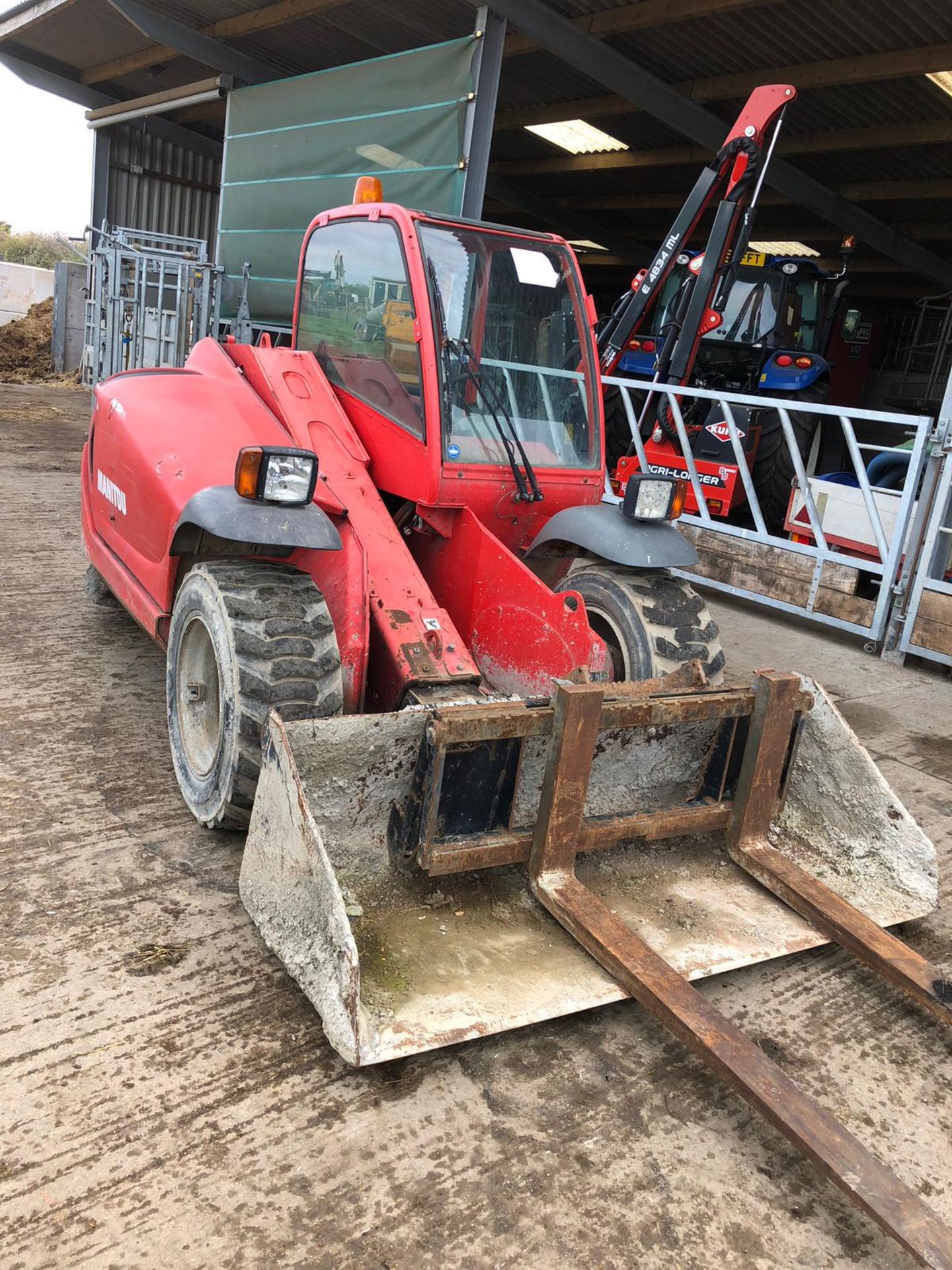 2008 MANITOU SLT420 B TWISCO TELEHANDLER, STARTS, DRIVES, LIFTS AND TIPS *PLUS VAT* - Image 2 of 20