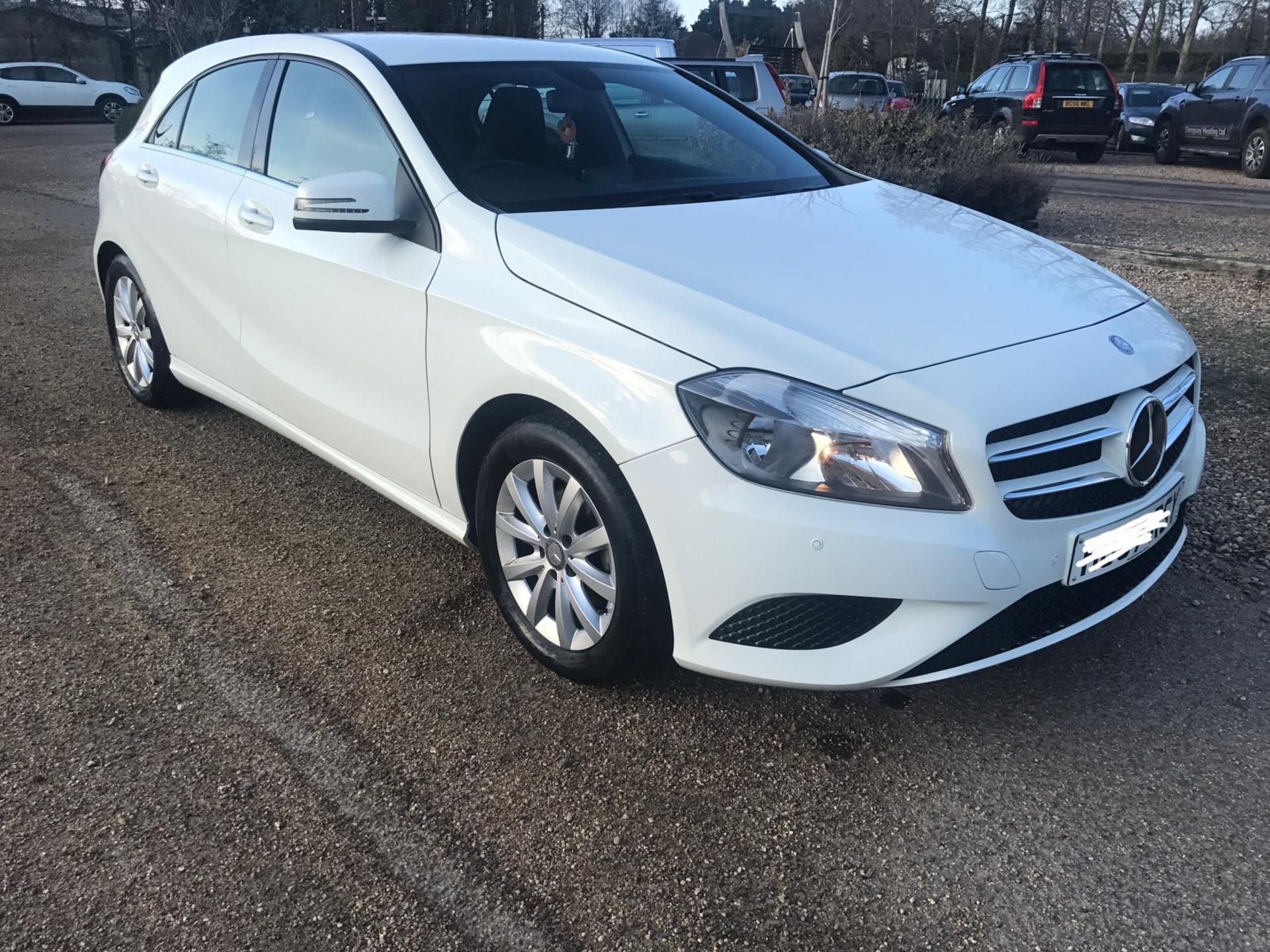 2014 MERCEDES-BENZ A180 BLUE EFFICIENCY SE CD WHITE DIESEL 5 DOOR, SHOWING 2 FORMER KEEPERS *NO VAT*