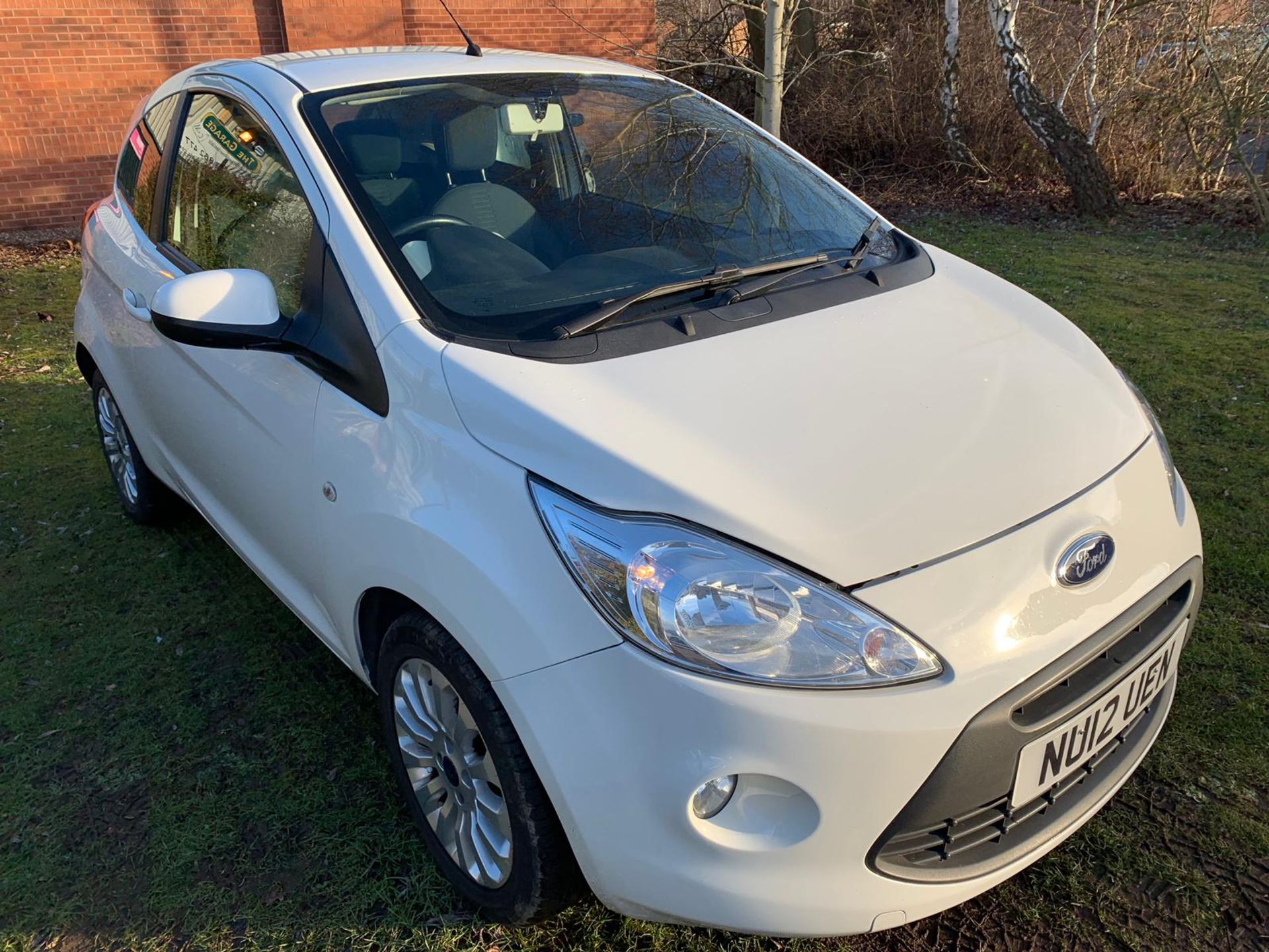 2012/12 REG FORD KA ZETEC WHITE 1.25 PETROL 3 DOOR HATCHBACK *NO VAT*