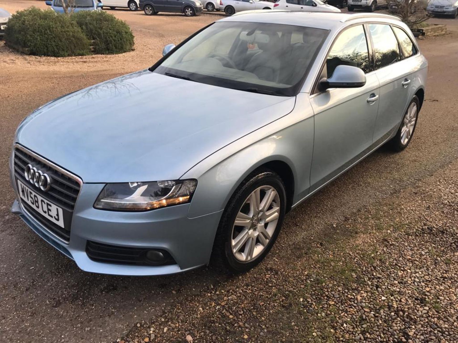 2008/58 REG AUDI A4 AVANT SE TDI AUTO BLUE DIESEL ESTATE, SHOWING 0 FORMER KEEPERS *NO VAT* - Image 2 of 11