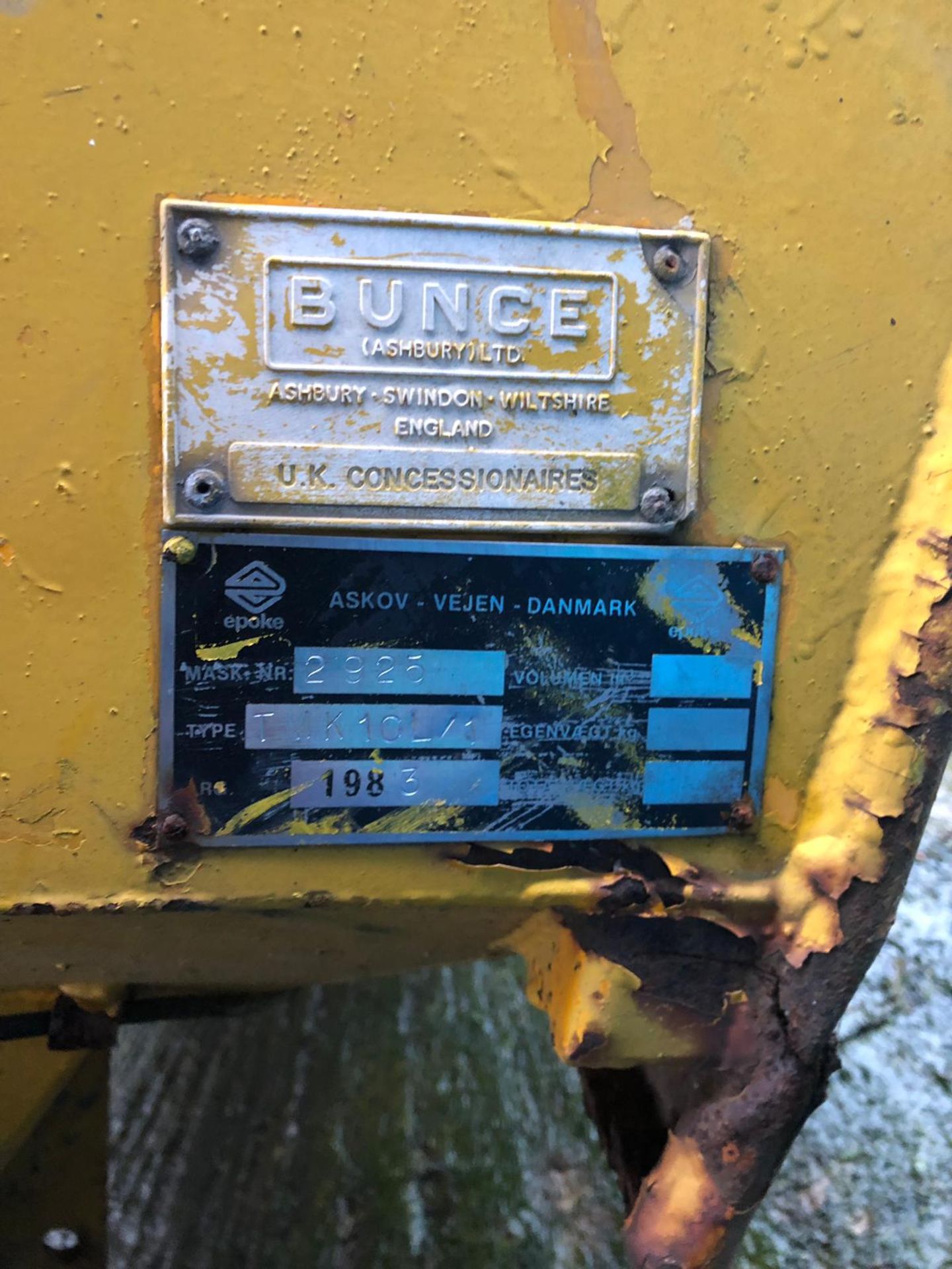 BUNCE EPOKE TMK 10L DROP GRITTER, SPREADER TRAILER *PLUS VAT* - Image 2 of 4