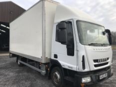 2013/62 REG IVECO EUROCARGO 75E16 20FT BOX VAN WITH TAIL LIFT AUTO BOX *PLUS VAT*