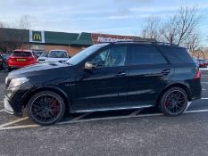 2016/66 REG MERCEDES-BENZ AMG GLE 63S 4MATIC PREMIUM 5.5L PETROL BLACK, SHOWING 1 FORMER KEEPER