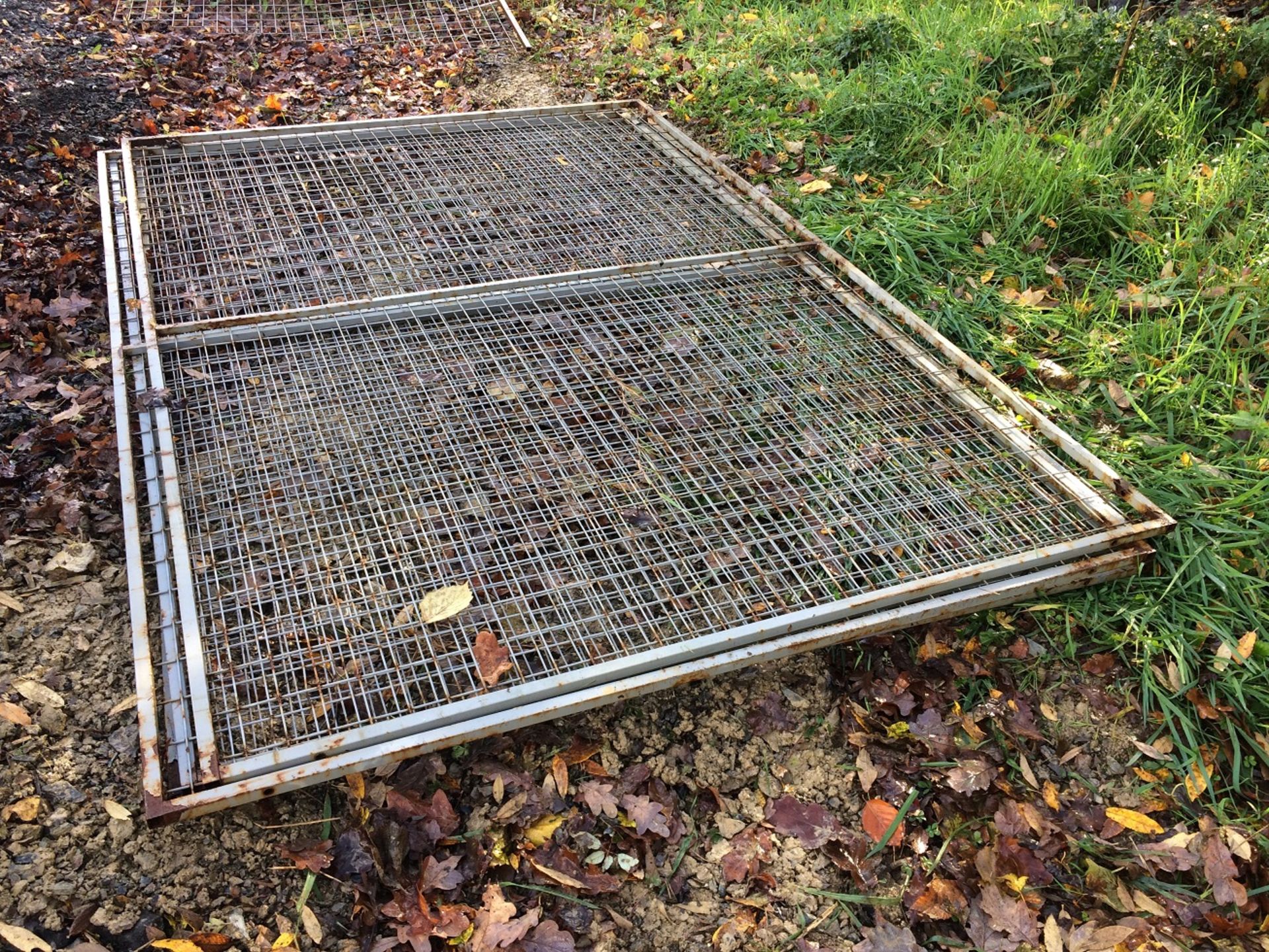 5 WIRE MESH GUARD PANELS 1.23 X 1.26M WITH 50X50MM MESH *PLUS VAT* - Image 3 of 4