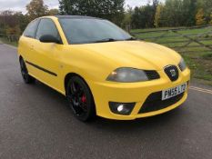 2005/55 REG SEAT IBIZA 1.9 TDI PD 160 CUPRA TDI RARE YELLOW DIESEL 3 DOOR HATCHBACK *NO VAT*