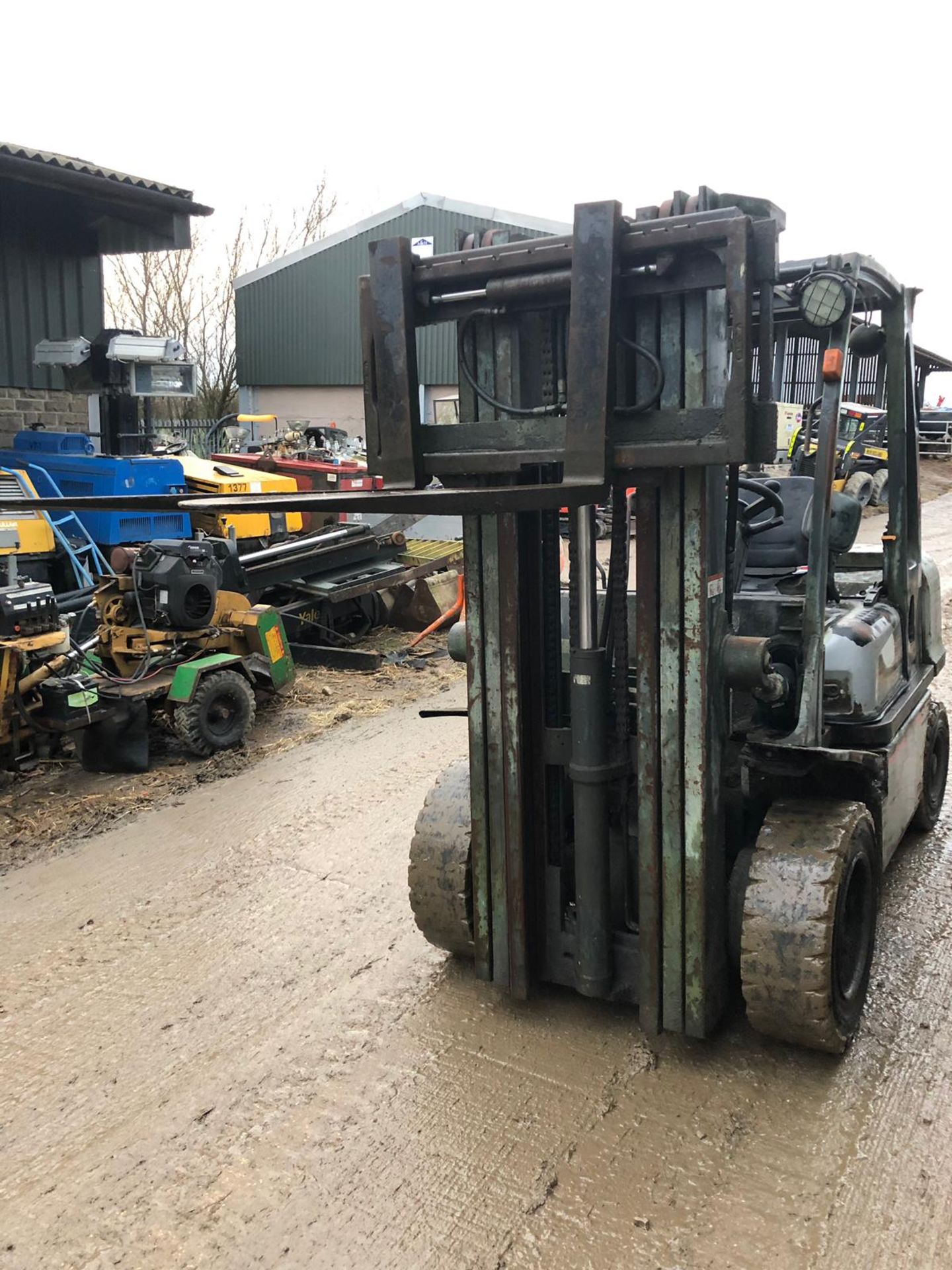 2007 NISSAN 30 DIESEL FORKLIFT 3 TONNE TRIPLE MAST WITH SIDE SHIFT *PLUS VAT* - Image 6 of 8