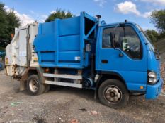 2006/06 REG ISUZU TRUCKS NQR 70 BLUE/WHITE DIESEL DUSTBIN LORRY *PLUS VAT*