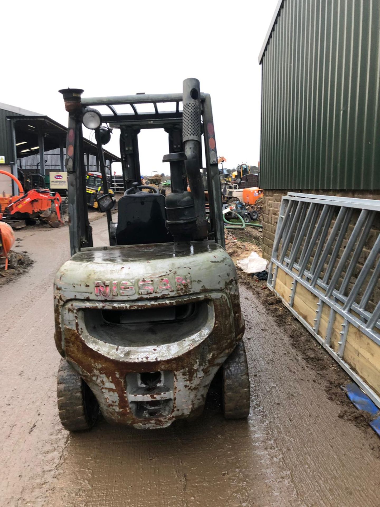 2007 NISSAN 30 DIESEL FORKLIFT 3 TONNE TRIPLE MAST WITH SIDE SHIFT *PLUS VAT* - Image 3 of 8