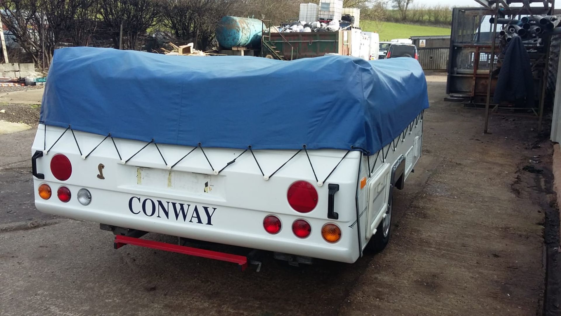 2004 CONWAY CRUISER 4 BERTH FOLDING CAMPER TRAILER TENT SINGLE AXLE TOW-ABLE *NO VAT* - Image 5 of 18