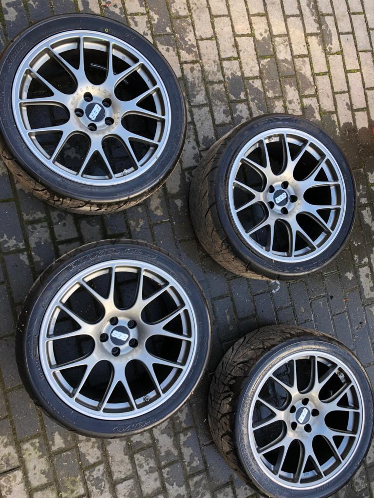 GENUINE BBS CH-R 20" SATIN ANTHRACITE NÜRBURGRING ALLOY WHEELS SET OF 4, TOYO R888 TYRES £3400 NEW - Image 17 of 17